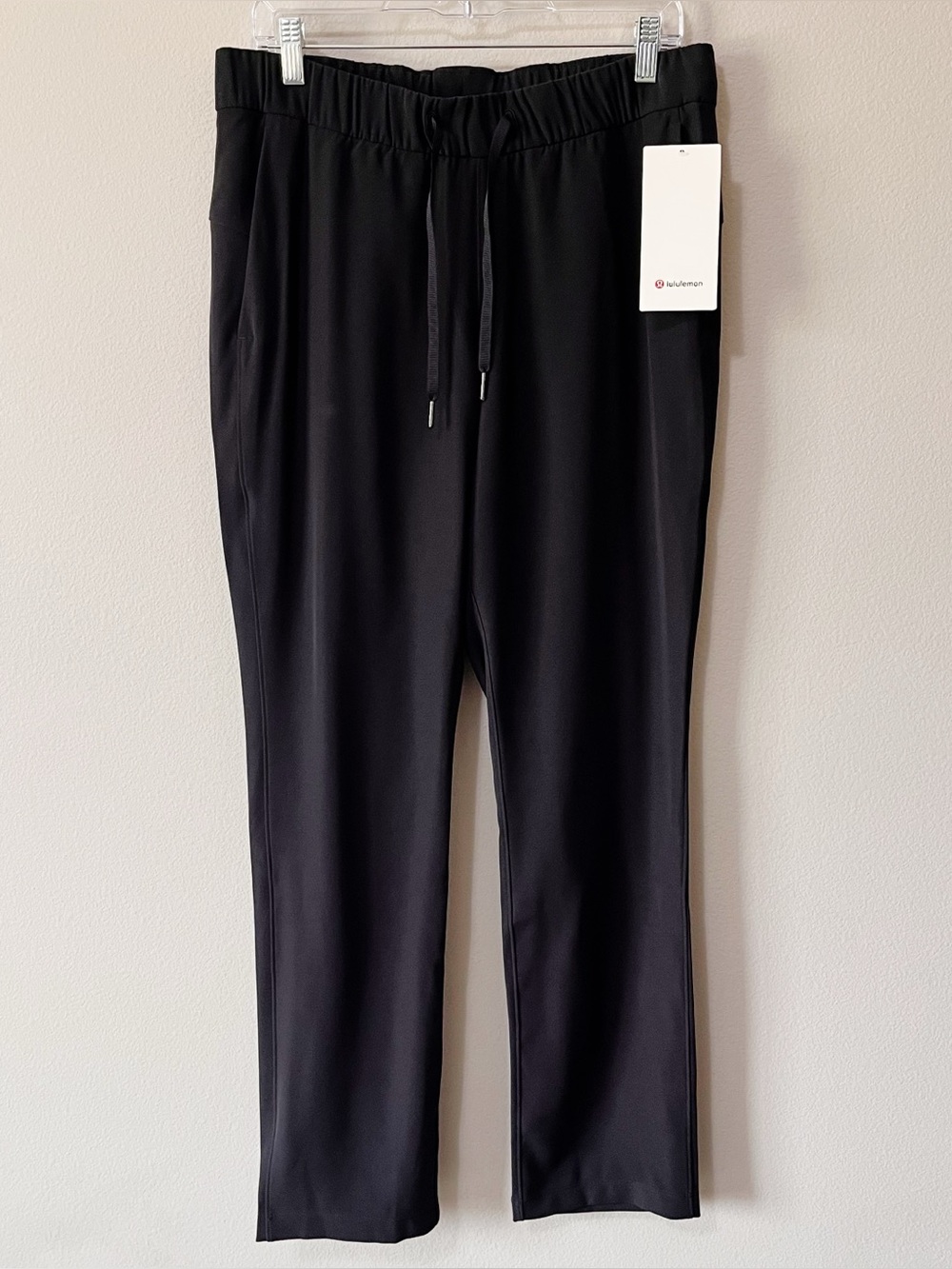 Lululemon NWT On The Fly Full Length *Woven Pants Black Size 10 Athleisure - Picture 5 of 12